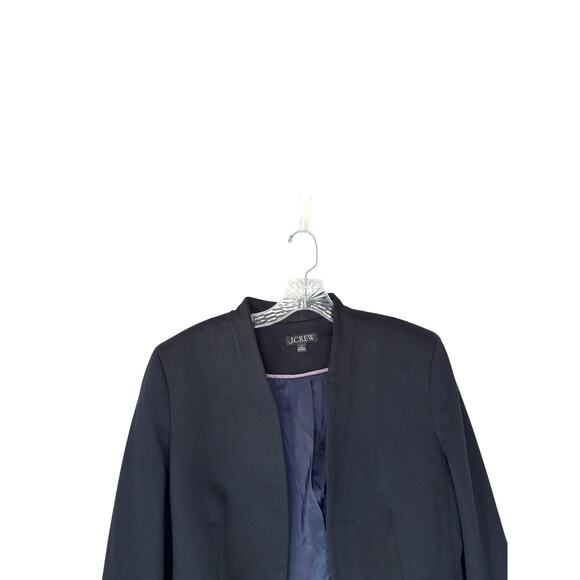 J.Crew Black Office Career Business Corporate New Going Out Blazer Size 6 - Picture 3 of 11
